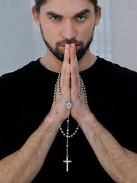 Faithheartrosary Beads Catholic Necklace For Women Saint Christopher Michael  Virgin