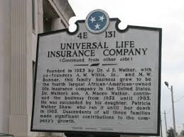 Under the terms of the policy, the excess of premium payments above the current cost of insurance is credited to the cash value of the policy, which is credited each month with interest. Universal Life Insurance Building Universal Life Insurance Company Historical Marker