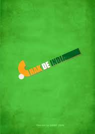 Jhoom barabar jhoom 15 june 2007. Minimal Movie Posters India Chak De India 2007 By Paresh Jadhav