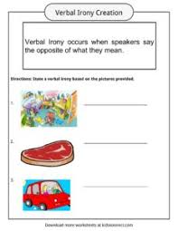 Verbal Irony Facts Worksheets Examples Definition For Kids