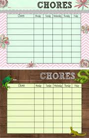 Creatively Quirky At Home Free Printable Chore Chart Also