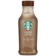 Starbucks Iced Caffe Latte 14 Fl Oz Bottle In 2020 Starbucks Latte Cold Coffee Drinks Latte