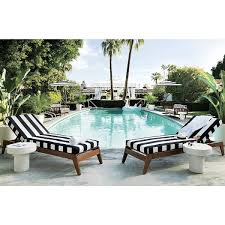 Black And White Outdoor Furniture Cushions Filaki Black And White Striped Chaise Lounge Reviews Cb2 White Patio Furniture Pool Decor Buy Outdoor Furniture