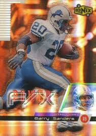 Pro football hall of fame: Barry Sanders Hall Of Fame Football Cards
