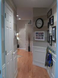 Love The Zig Zag Flow Of The Hallway Oh Yes And 2 Closets One For Coats And One For Utility Home Striped Hallway Hallway Designs