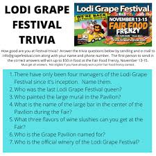 A few centuries ago, humans began to generate curiosity about the possibilities of what may exist outside the land they knew. Lodi Grape Festival On Twitter Contest Alert How Much Do You Know About The Lodi Grape Festival E Mail Your Answers To The Seven Questions In This Post And Win Up To 50