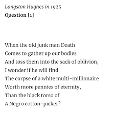 Question 1 Langston Hughes This Or That Questions Quotations Langston Hughes