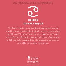 Your parent loves to be at home and you can usually count on them to be around when you need them. Hilarious 2021 Parenting Horoscopes