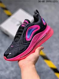Nike Air Max 720 Black Pink Running Shoes In 2020 Nike Running Shoes Women Nike Air Max Nike Air