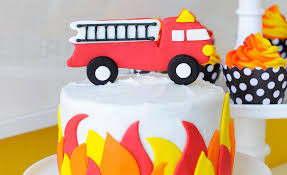 If you are working to find a bed linen crib and you are trying to create the crib firetruck linen by deciding on a fancy fabric that you prefer. Firetruck Fire Engine Truck Image Cake Topper Custom Icing Sheet Frosting Kitchen Dining Bar Baking Accs Cake Decorating