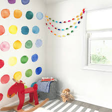 Large Rainbow Dots Wall Decals Colorful Kids Room Kid Room Decor Rainbow Wall Decal