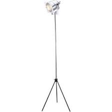 A console floor lamp is traditional in style with a pole connected to a base and the light casted downward. Adesso 3051 22 Spotlight Steel Floor Lamp With Trbase Spotlight Floor Lamp Cool Floor Lamps Floor Lamp