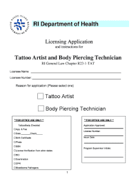 This article will help you learn the advantages of getting a tattoo apprenticeship and how to go about getting one. Department Of Health Tattoo Technician Application In Nj Fill Online Printable Fillable Blank Pdffiller