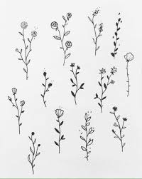 55 Trendy Drawing Cute Doodles Embroidery Patterns Flower Drawing Design Beautiful Flower Drawings Floral Doodle