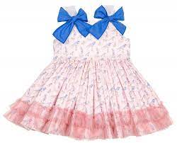 Muchos modelo y diseños en nuestra tienda de ropa online y moda infantil. Lappepa Moda Infantil Girls Pink Blue Bird Print Dress Missbaby