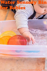 See more ideas about infant activities, activities, toddler activities. Water Sensory Bin For Babies Simple Fun For Kids