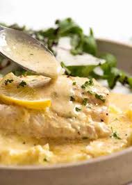 Baked Fish With Lemon Cream Sauce Recipe Baked Fish Baked Fish Fillet Lemon Cream Sauces