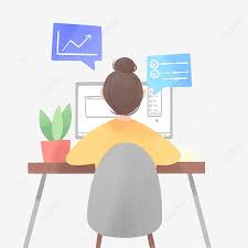 We present you huge collection of clipart in png formats. Hand Drawn Cute Girl Work From Home Girl Work From Home Free Lancing Png Transparent Clipart Image And Psd File For Free Download How To Draw Hands Office Cartoon Girls Cartoon
