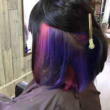 hair regenさんはinstagramを利用しています インナーカラーブリーチ2回 マニパニ ホットホットピンク ライラック インナーカラー マニパニ 折尾美容室 可愛い ホットホットピンク ライラック ホットピンク インナーカラー 美容