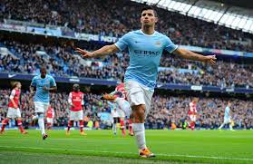 Items similar to aguero celebration vs qpr man city crowned as champions a3 poster: Sergio Aguero Goal Celebration Moment The Daisy Cutter
