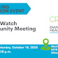 HealthWatch Community Meeting with CROWD event image