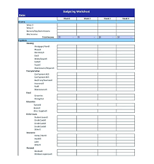 Weekly Budget Template Pdf Weekly Budget Template Spreadsheet For Personal Financial Pla Budgeting Worksheets Financial Plan Template Monthly Budget Template