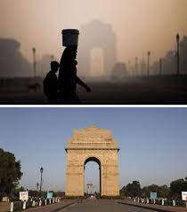 New delhi pollution then and now. India Coronavirus Can The Covid 19 Lockdown Spark A Clean Air Movement Bbc News