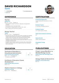 Job Winning Teacher Resume Examples Samples Tips Enhancv
