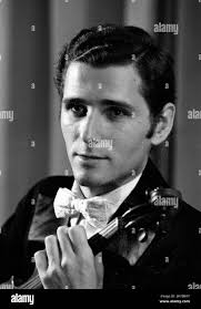 Antonio Spiller, Argentine violinist, during a rehearsal for a performance  in Buenos Aires, Argentina with Silvia Nattiello Stock Photo