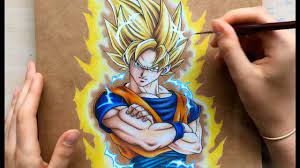 Goku drawing dragon ball characters. How To Draw Goku Lineart From Dragon Ball Z Youtube