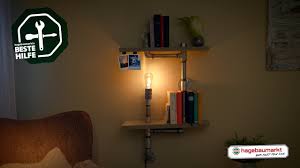 Rohr regal selber bauen temobardz home blog. Regal Mit Lampe Selber Bauen Diy Anleitung Designer Rohrregal Youtube