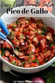 This Easy Fresh Tomato Salsa Recipe Is Healthy Absolutely Delicious And Comes Together Quickly Mad Fresh Tomato Recipes Easy Salsa Recipe Fresh Salsa Recipe