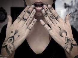 If you're going for a subtle finger tattoo like two double lines or a simple cross, these usually appear on the middle finger in the middle. Dotwork Tattoo Hand And Finger Tattoos Hand Poked Tattoo Finger Tattoos
