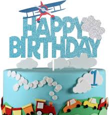 Check spelling or type a new query. Buy Airplane Happy Birthday Cake Topper First Birthday Party Decoration Travel Theme Kids Birthday Party Supplies Online In Turkey B089yr1v7x