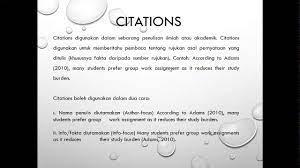 Sumber kutipan ditulis di awal. Lecture Referencing Apa Style Youtube