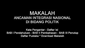 Konsep dasar kehidupan berbangsa dan bernegara di indonesia oleh dr. Makalah Ancaman Di Bidang Politik Doc Pdf Download Contoh Makalah Lengkap
