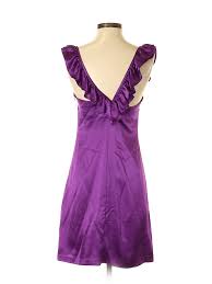 details about gianni bini women purple cocktail dress 2