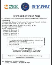 Maybe you would like to learn more about one of these? Info Loker Bkk Smk Korpri Smk Korpri Majalengka Facebook