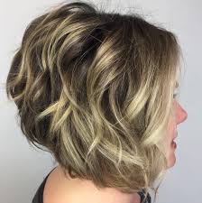 Tousled Inverted Bob For Wavy Hair Thick Wavy Hair Wavy Layered Haircuts Haircuts For Wavy Hair