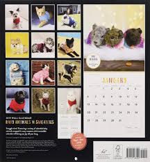Baby Animals In Sweaters 2019 Wall Calendar Calendar Wall Calendar July 24 2018 Sweaters Baby Animals Wall Baby Animals Wall Calendar Animal Sweater
