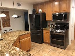 Ron S Kitchen 2 After Picture Lg Lmxc23796 36 Inch Counter Depth French Double Oven Electric Range Counter Depth French Door Refrigerator Kitchen Appliances