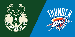 On sunday, they're doing it against the milwaukee bucks. Milwaukee Bucks Vs Oklahoma City Thunder Fiserv Forum