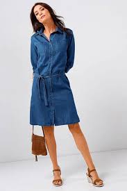 Robe Chemisier Jean Blancheporte Robe Chemisier Chemisier Robe En Jean