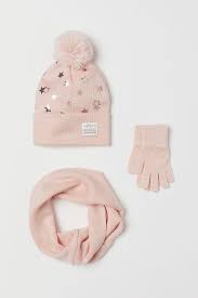 3 Piece Set Light Pink Kids H M Us Pink Kids Tube Scarf Light Pink