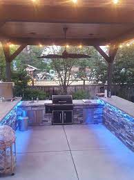 51 Outdoor Lighting Ideas To Light Up Your Garden With Style Outdoor Kitchen Decor Backyard Patio Designs Outdoor Kitchen Design