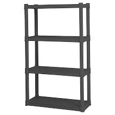 Sterilite 4 Shelf Storage Unit Gray In 2020 Sterilite Shelves Shelving Unit