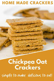 Chickpea And Oat Crackers Recipe In 2020 Food Processor Recipes Healthy Crackers Oat Crackers
