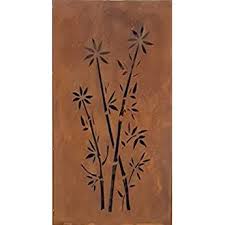 Amazon De Design Gartenzaun Sichtschutz Rostelement Sw0019 Allium Metall In 2020 Gartenzaun Cortenstahl Sichtschutz