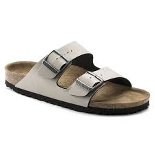 Birkenstock Arizona White Leather Two Strap Sandals Pin On Shoes