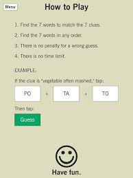 Check spelling or type a new query. 7 Little Words A Fun Twist On Crossword Puzzles 5 10 31 Download Android Apk Aptoide